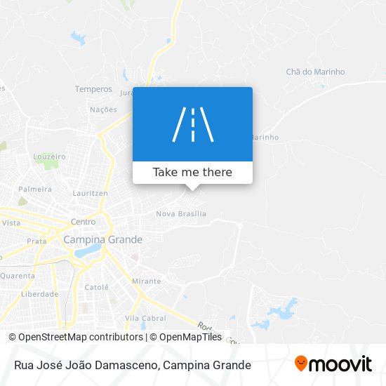 Rua José João Damasceno map