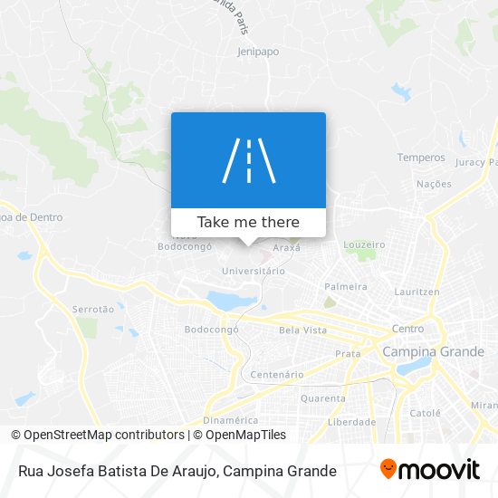 Mapa Rua Josefa Batista De Araujo