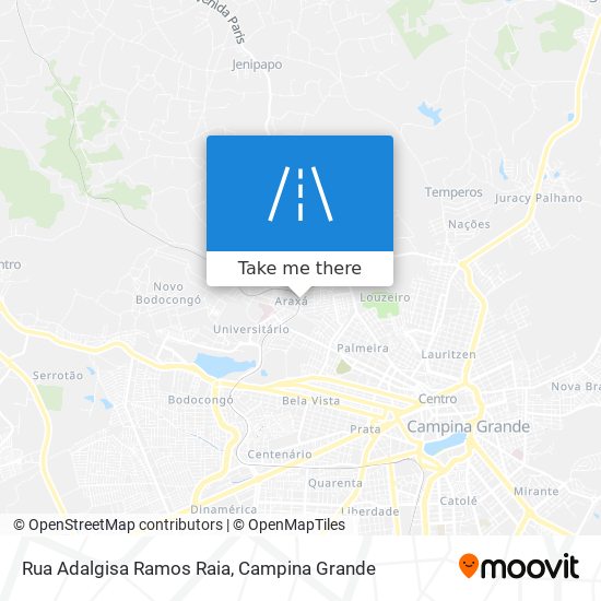 Mapa Rua Adalgisa Ramos Raia