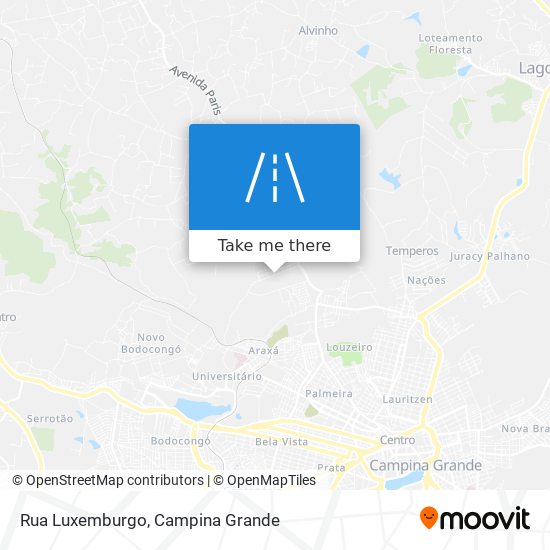 Mapa Rua Luxemburgo