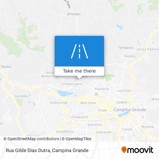 Mapa Rua Gilde Dias Dutra