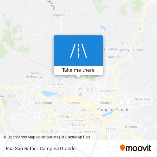 Rua São Rafael map