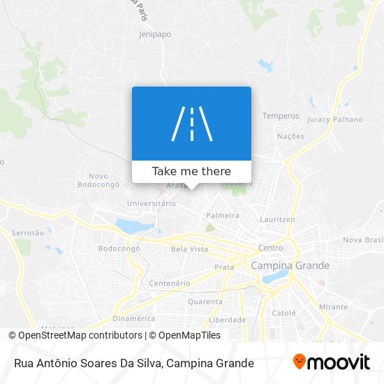 Mapa Rua Antônio Soares Da Silva