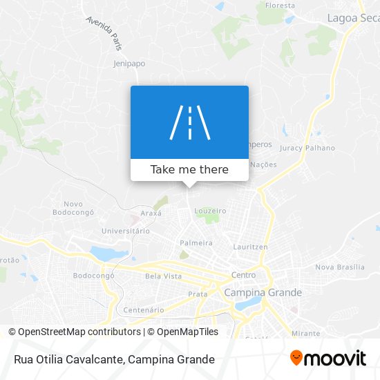 Mapa Rua Otilia Cavalcante