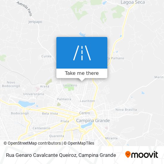 Mapa Rua Genaro Cavalcante Queiroz