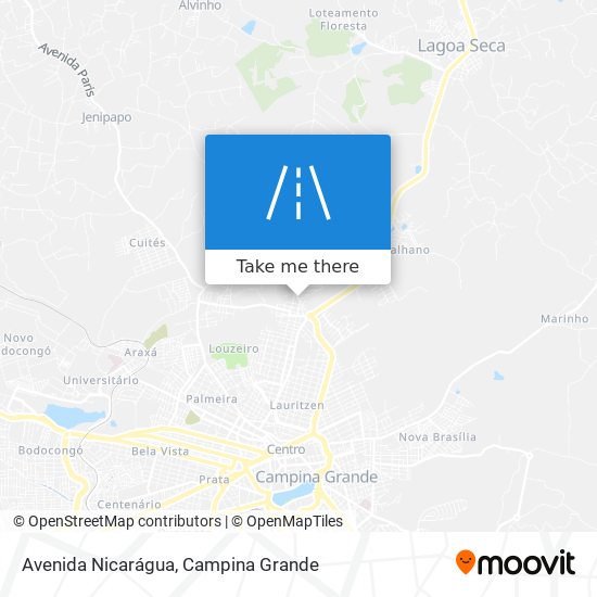 Avenida Nicarágua map