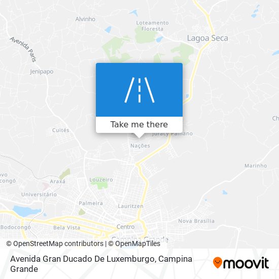 Avenida Gran Ducado De Luxemburgo map