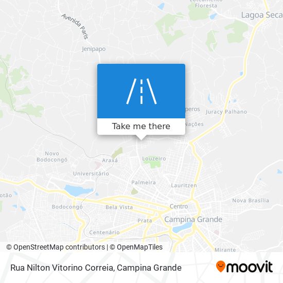 Rua Nilton Vitorino Correia map