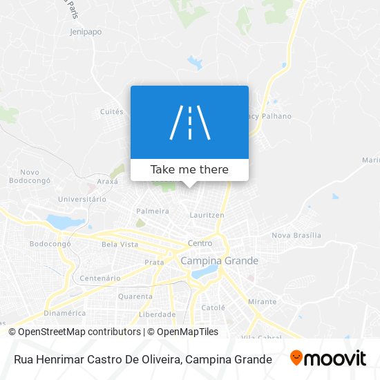 Mapa Rua Henrimar Castro De Oliveira