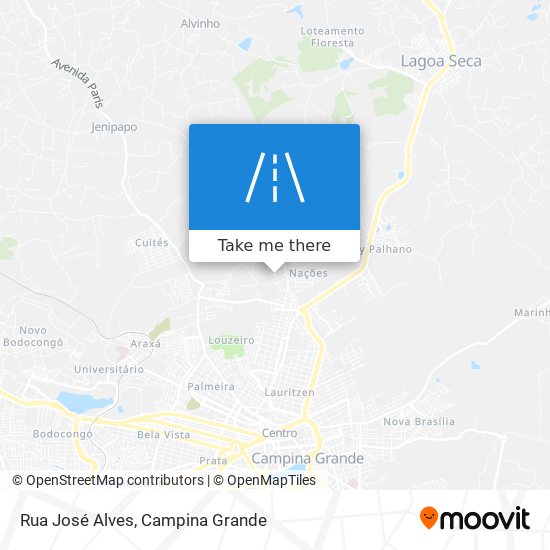 Mapa Rua José Alves