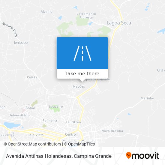 Avenida Antilhas Holandesas map