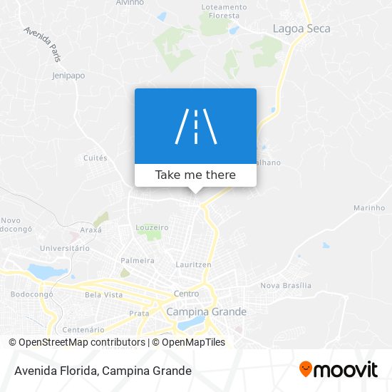 Avenida Florida map