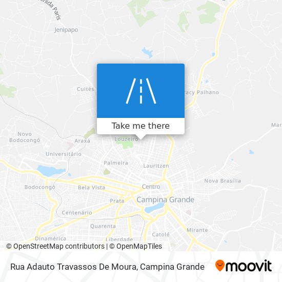 Rua Adauto Travassos De Moura map