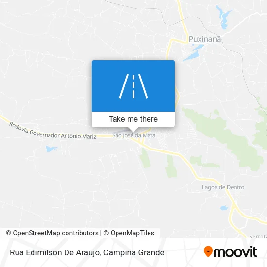 Rua Edimilson De Araujo map