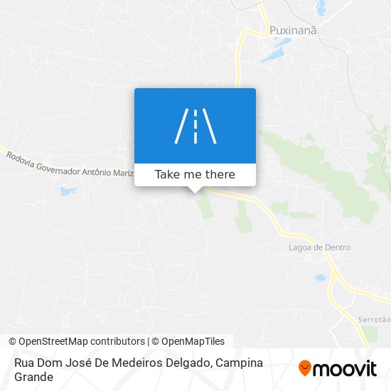 Mapa Rua Dom José De Medeiros Delgado