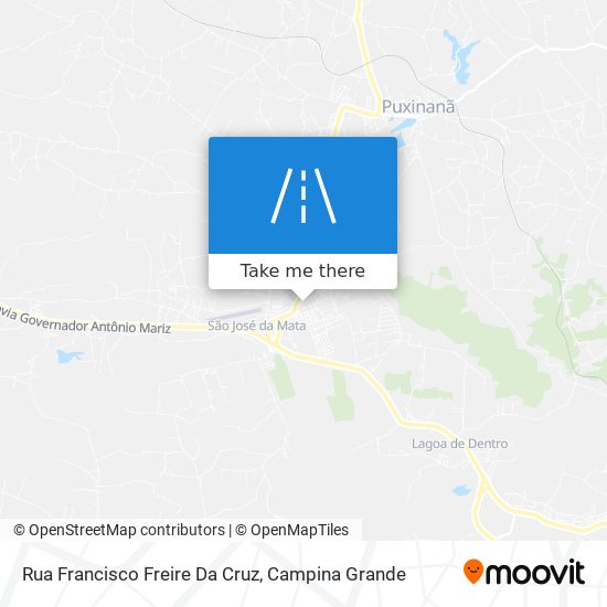 Mapa Rua Francisco Freire Da Cruz