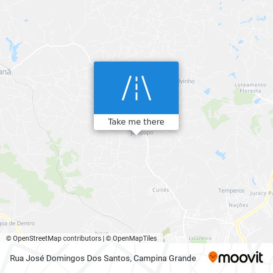 Rua José Domingos Dos Santos map