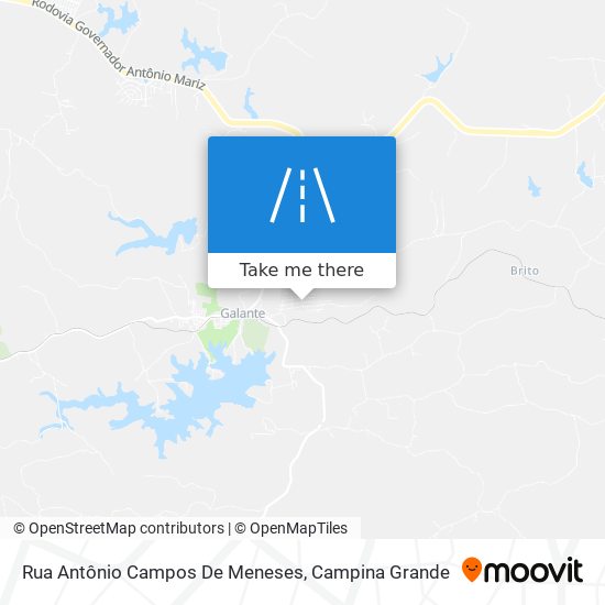 Mapa Rua Antônio Campos De Meneses