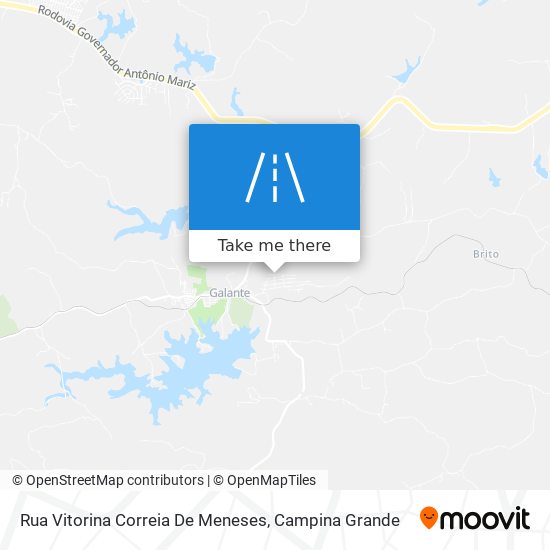 Mapa Rua Vitorina Correia De Meneses