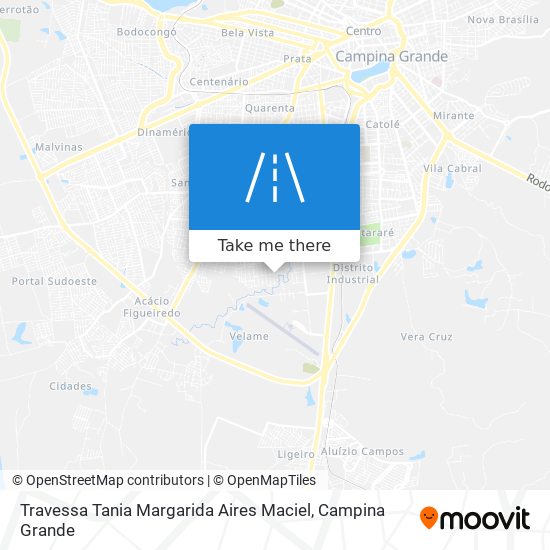 Mapa Travessa Tania Margarida Aires Maciel