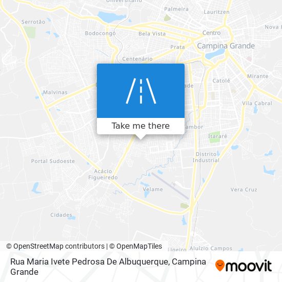 Mapa Rua Maria Ivete Pedrosa De Albuquerque