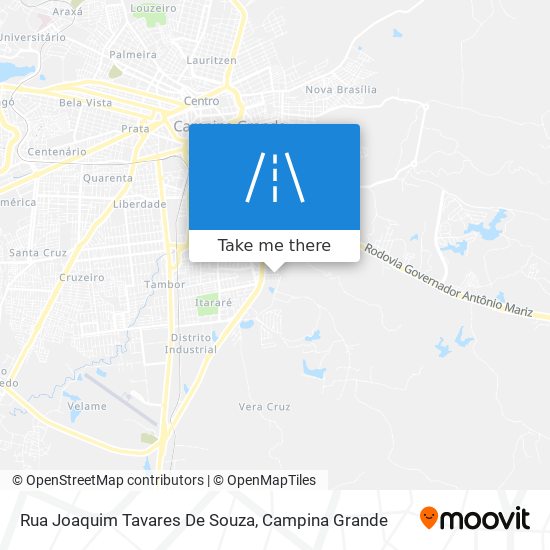 Mapa Rua Joaquim Tavares De Souza