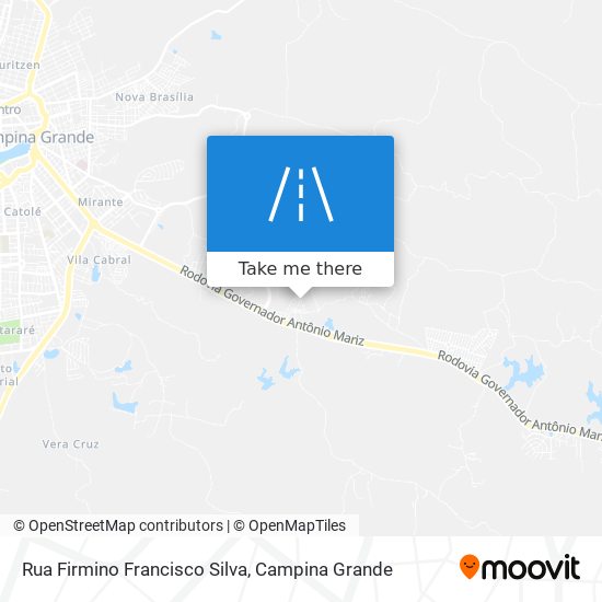 Rua Firmino Francisco Silva map