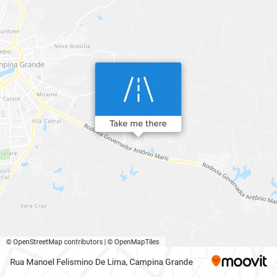 Mapa Rua Manoel Felismino De Lima