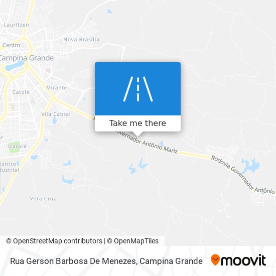 Mapa Rua Gerson Barbosa De Menezes