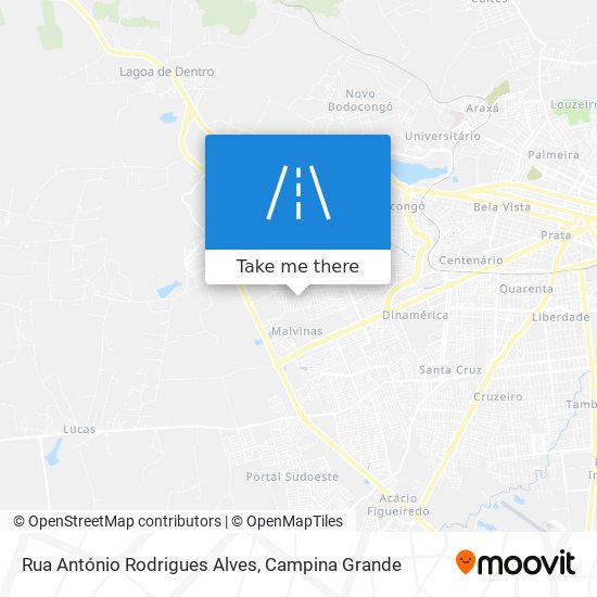 Rua António Rodrigues Alves map