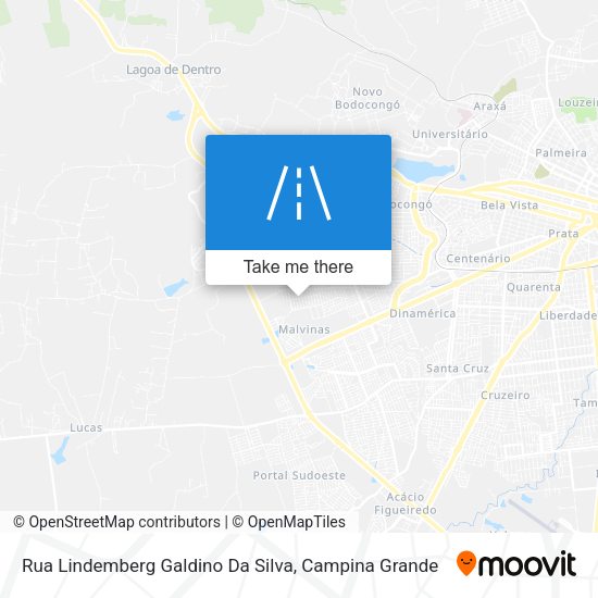 Rua Lindemberg Galdino Da Silva map