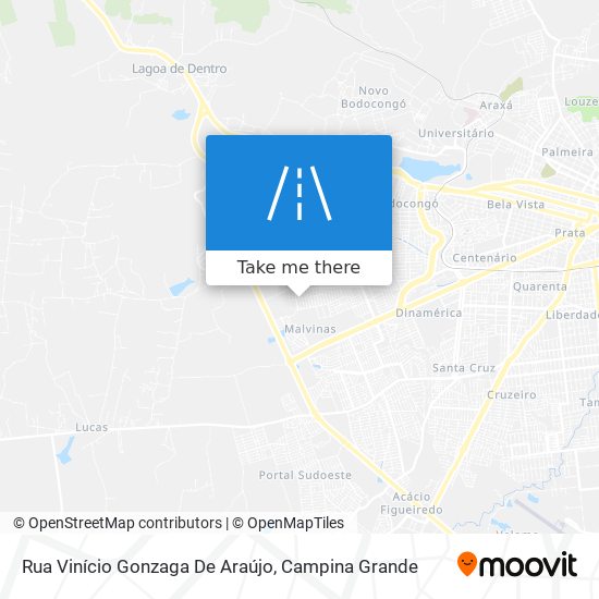 Rua Vinício Gonzaga De Araújo map