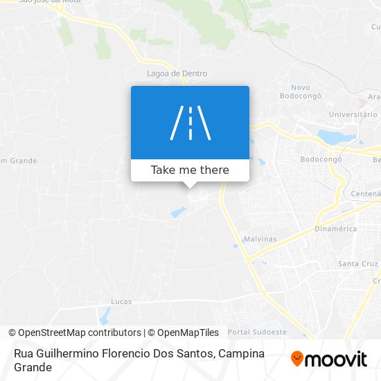 Rua Guilhermino Florencio Dos Santos map