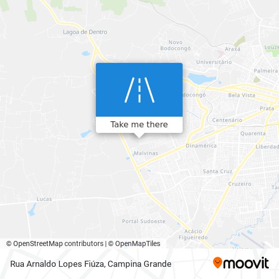 Mapa Rua Arnaldo Lopes Fiúza