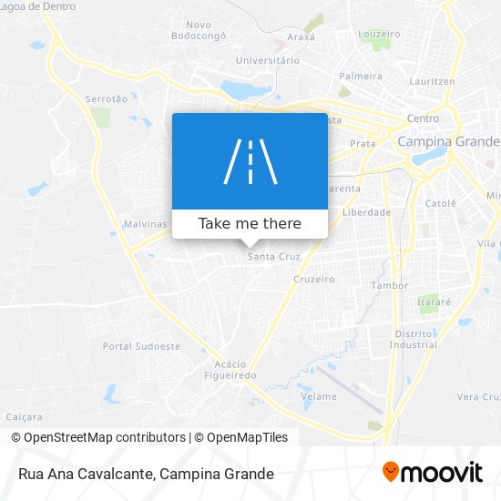 Mapa Rua Ana Cavalcante