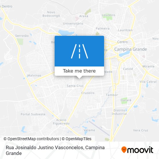 Mapa Rua Josinaldo Justino Vasconcelos
