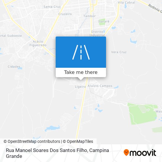 Rua Manoel Soares Dos Santos Filho map