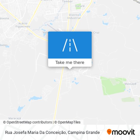 Mapa Rua Josefa Maria Da Conceição