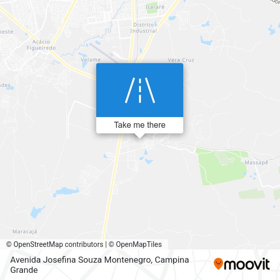 Avenida Josefina Souza Montenegro map