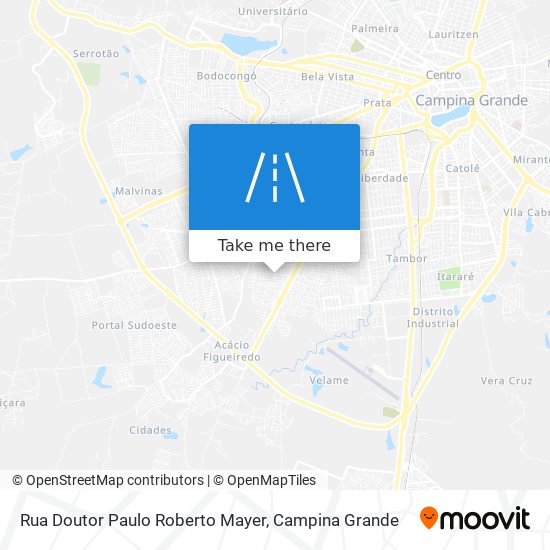 Rua Doutor Paulo Roberto Mayer map