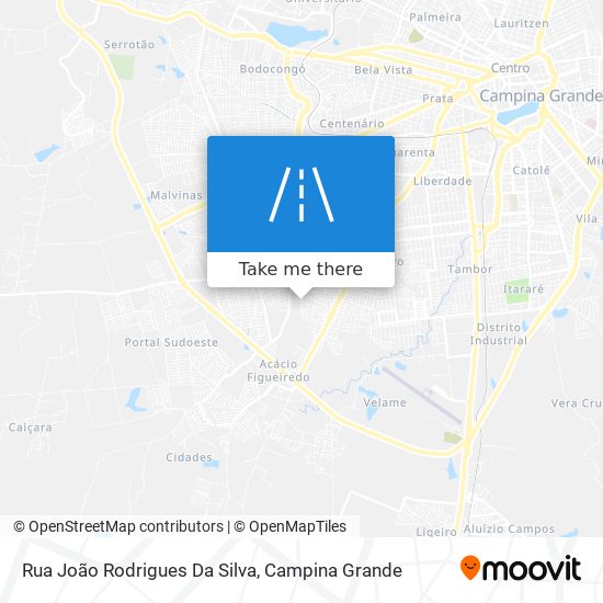 Mapa Rua João Rodrigues Da Silva