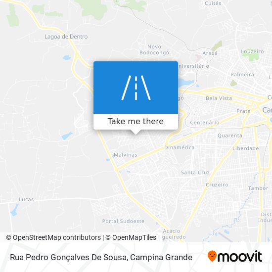 Mapa Rua Pedro Gonçalves De Sousa