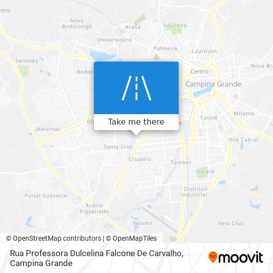 Rua Professora Dulcelina Falcone De Carvalho map