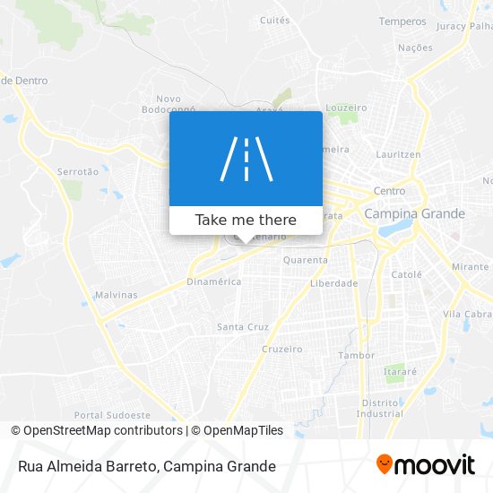 Rua Almeida Barreto map