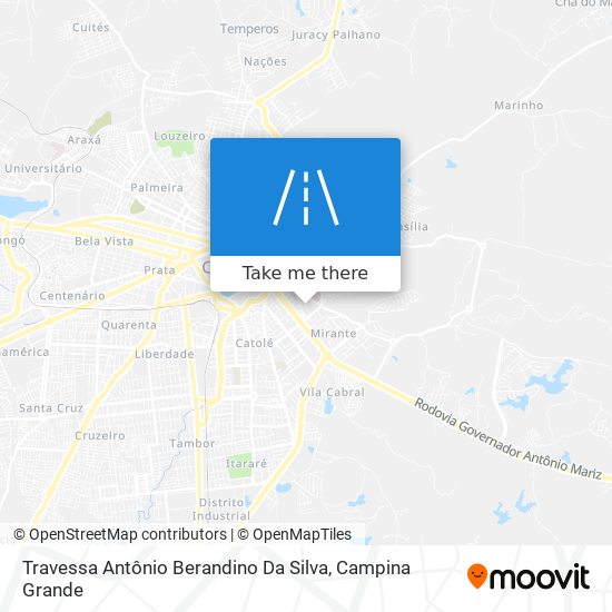 Travessa Antônio Berandino Da Silva map