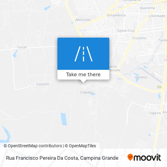 Mapa Rua Francisco Pereira Da Costa