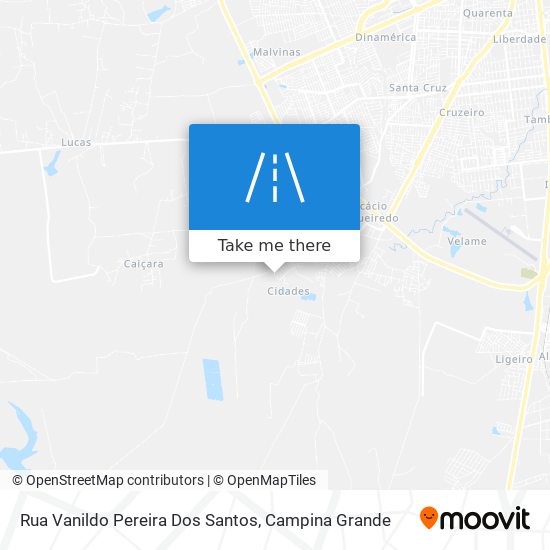 Rua Vanildo Pereira Dos Santos map