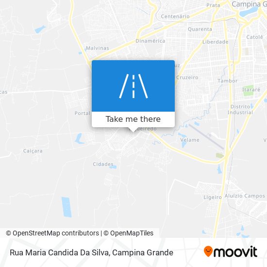 Mapa Rua Maria Candida Da Silva