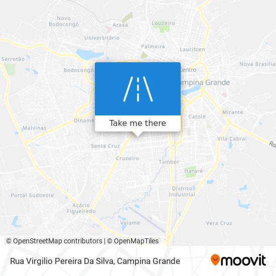 Mapa Rua Virgilio Pereira Da Silva