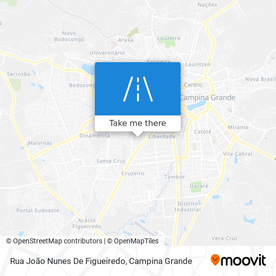 Mapa Rua João Nunes De Figueiredo